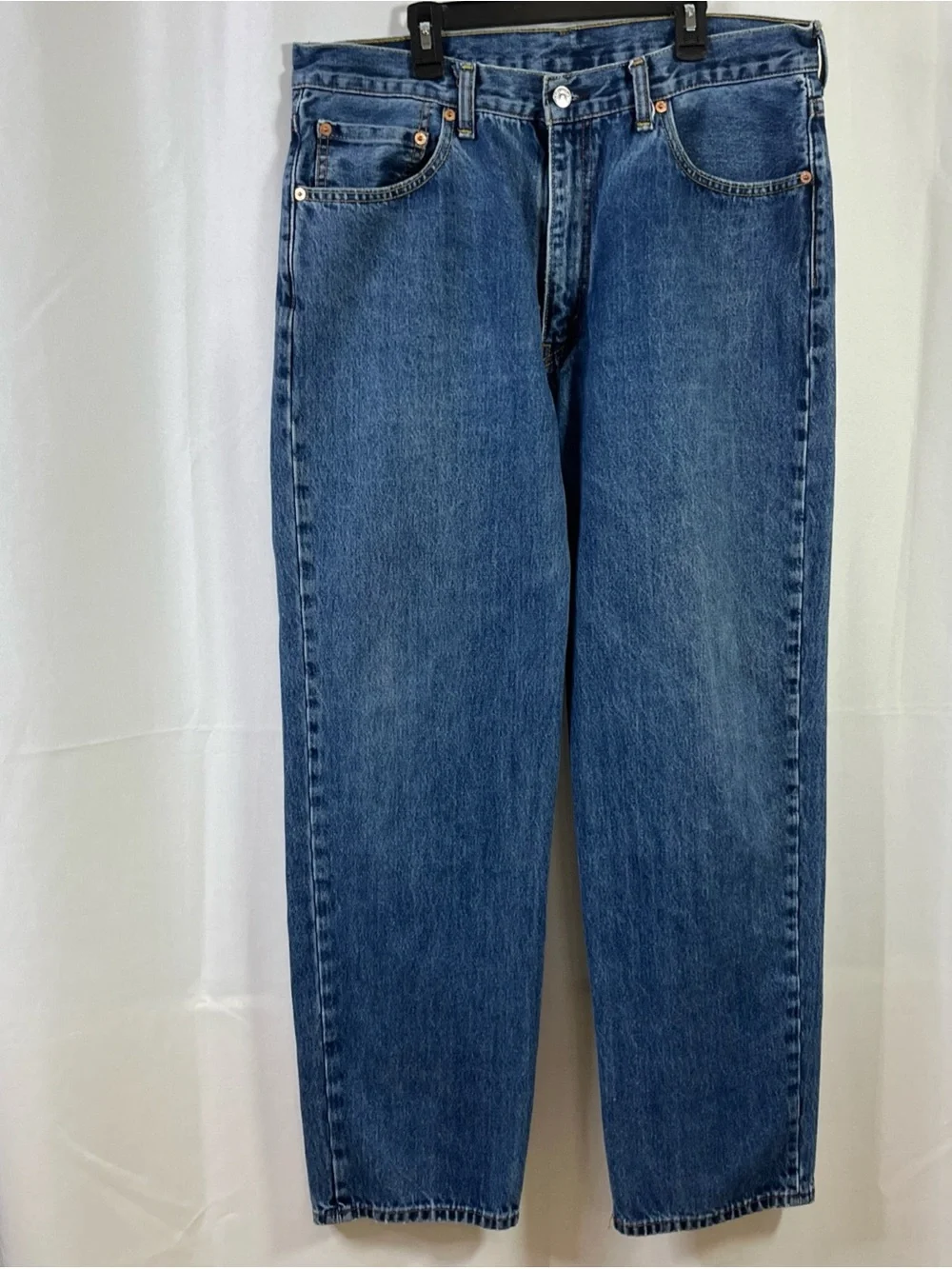 Levi’s 550 Relaxed Fit Jeans Mens 36x32 Blue Medium Wash Straight Leg Denim